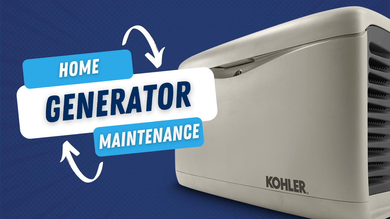 how to maintain a whole home generator|heating and AC