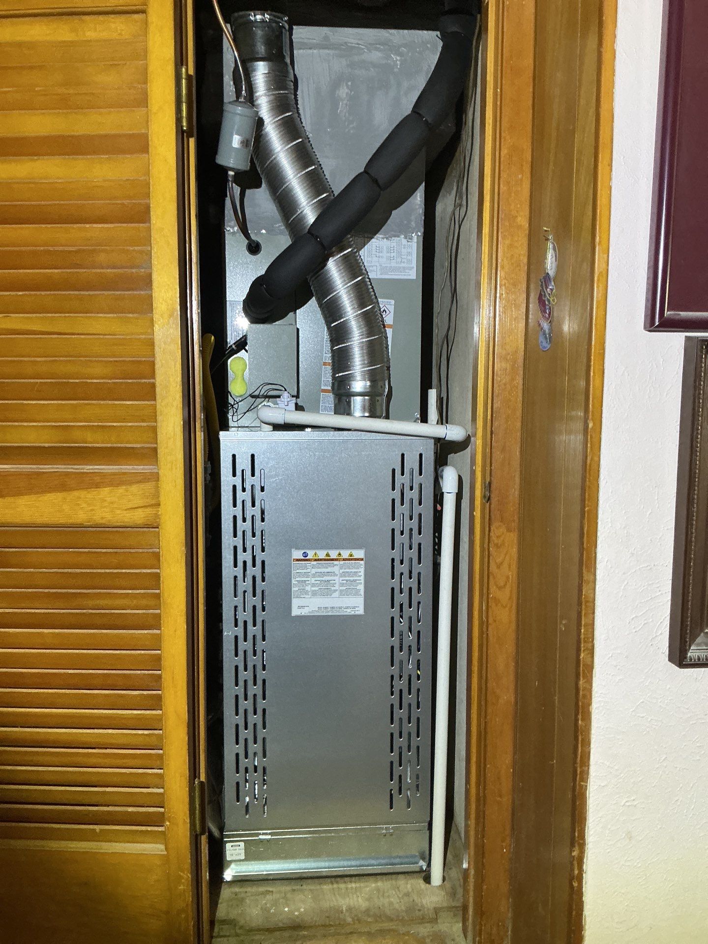 New American Standard gas furnace installed by Paschal in an Arlington, TX home
